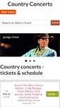 Mobile Screenshot of countryconcerts.us